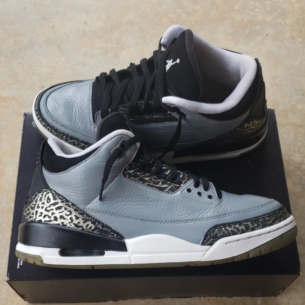 Jordan 3 wolf grey